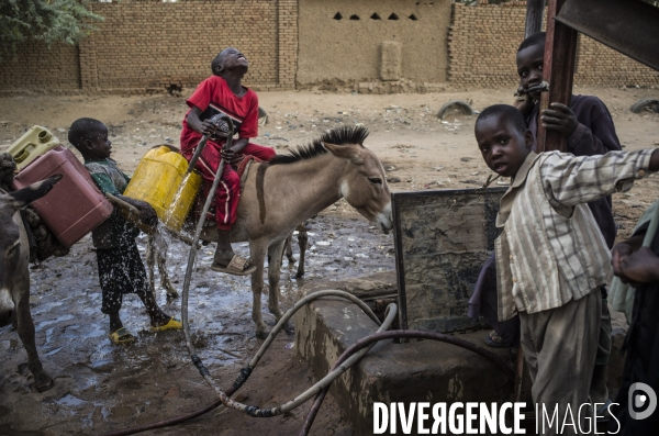 Ville d  adre, tchad.