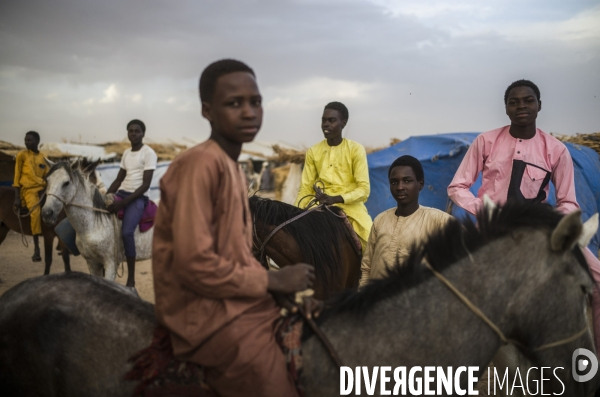Refugies soudanais a adre, tchad.