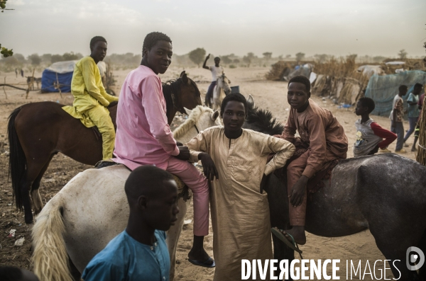 Refugies soudanais a adre, tchad.
