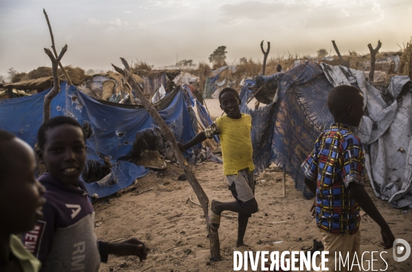 Refugies soudanais a adre, tchad.