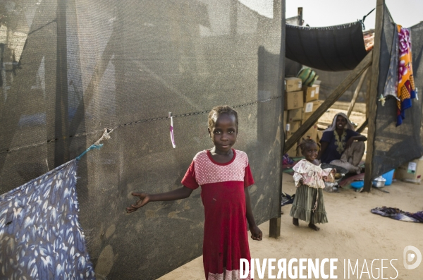 Refugies soudanais a adre, tchad.
