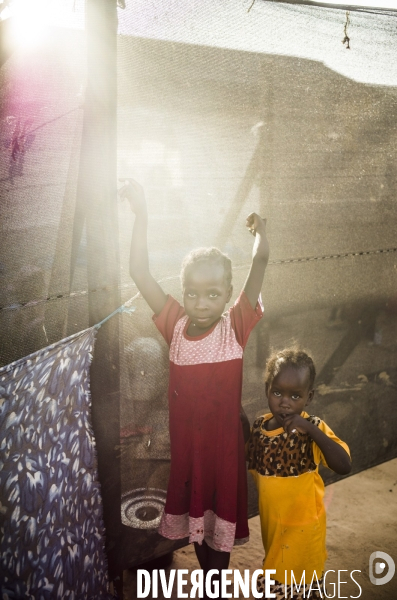 Refugies soudanais a adre, tchad.