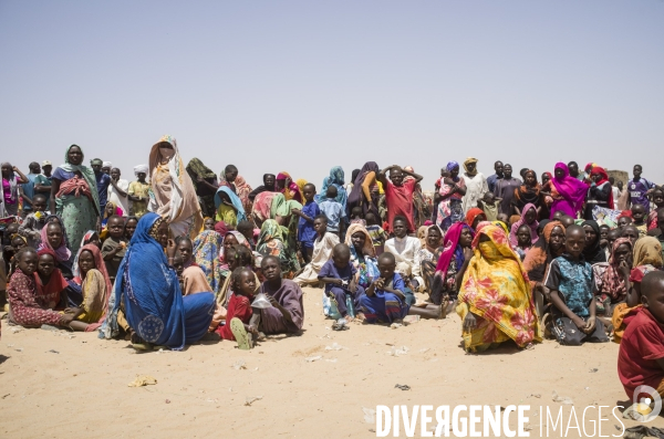 Refugies soudanais a adre, tchad.