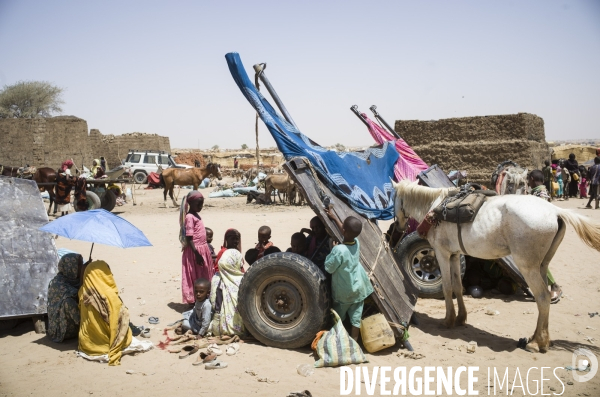 Refugies soudanais a adre, tchad.