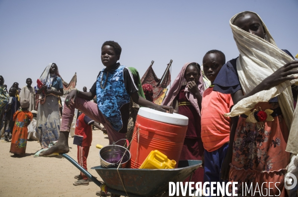 Refugies soudanais a adre, tchad.