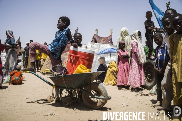 Refugies soudanais a adre, tchad.