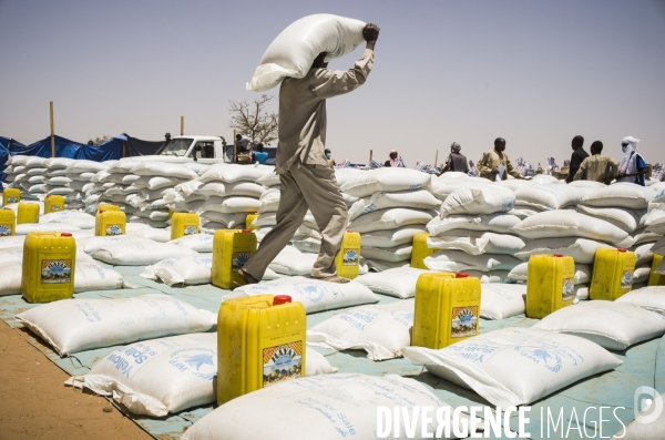 Refugies soudanais a adre, tchad.