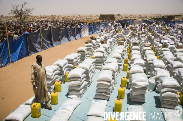 Refugies soudanais a adre, tchad.
