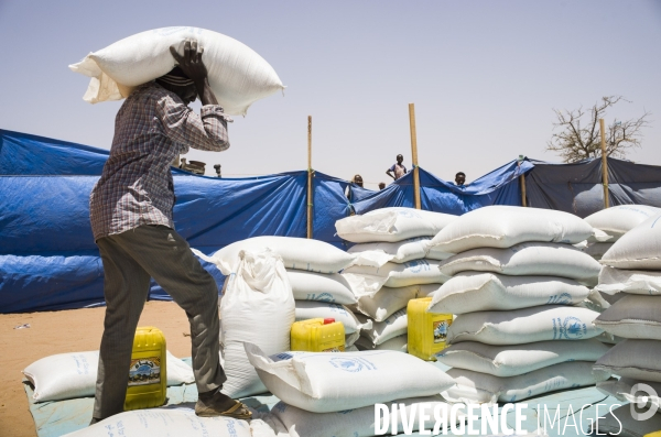Refugies soudanais a adre, tchad.
