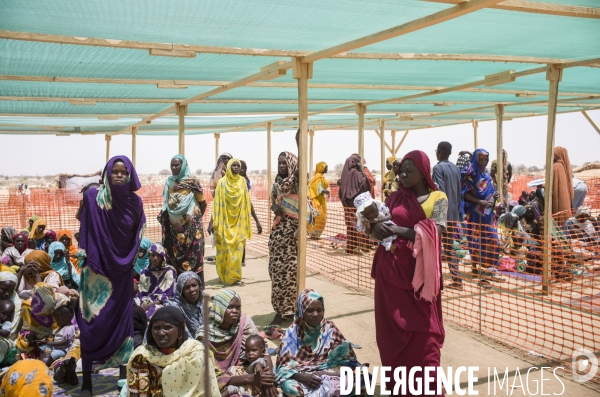 Refugies soudanais a adre, tchad.