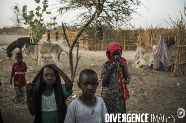 Refugies soudanais a adre, tchad.