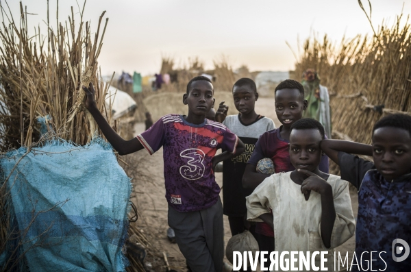 Refugies soudanais a adre, tchad.