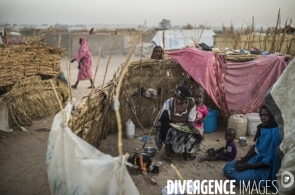 Refugies soudanais a adre, tchad.