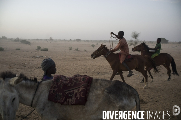 Refugies soudanais a adre, tchad.