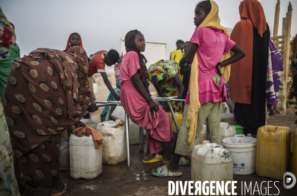 Refugies soudanais a adre, tchad.