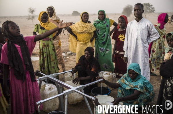 Refugies soudanais a adre, tchad.