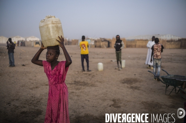 Refugies soudanais a adre, tchad.