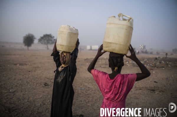 Refugies soudanais a adre, tchad.