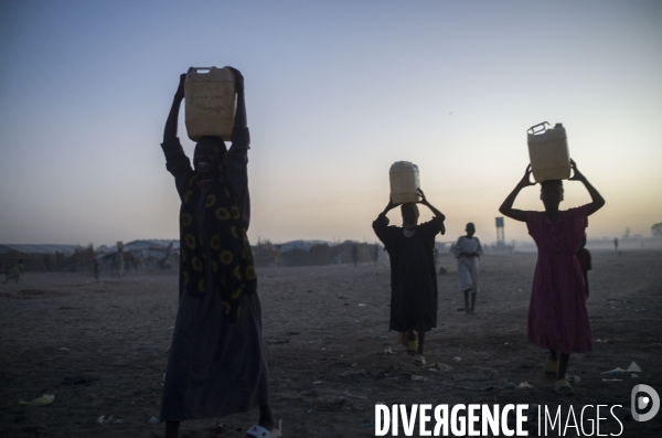 Refugies soudanais a adre, tchad.