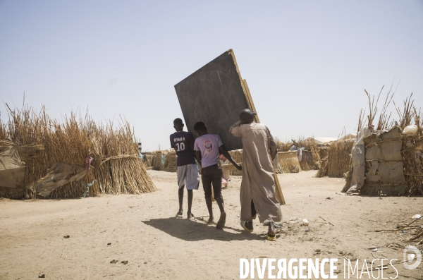 Refugies soudanais a adre, tchad.