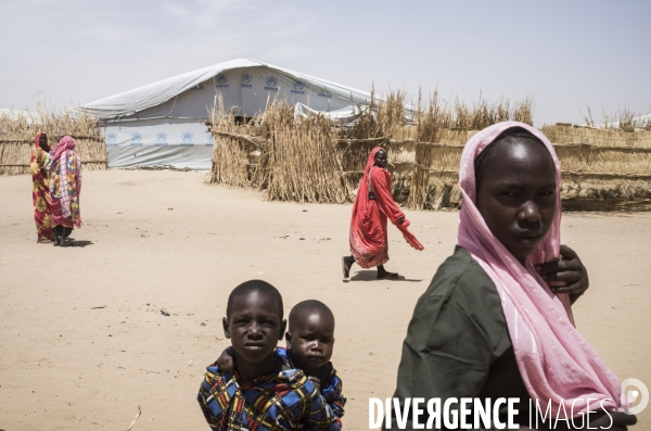 Refugies soudanais a adre, tchad.