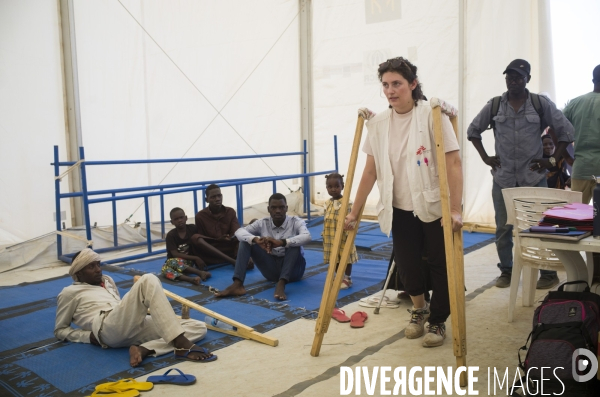 Refugies soudanais a adre, tchad.