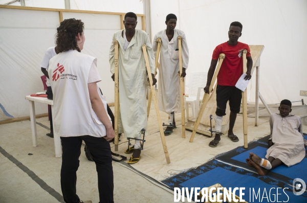 Refugies soudanais a adre, tchad.