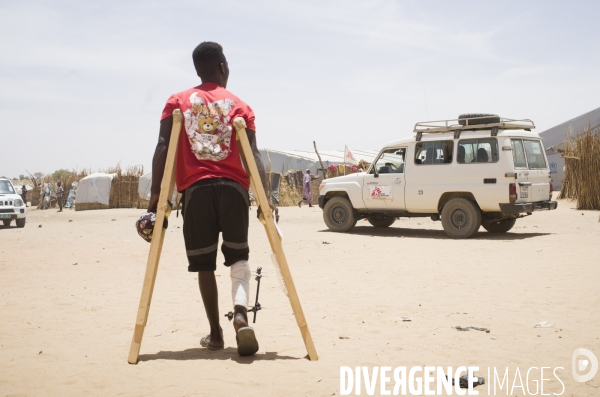 Refugies soudanais a adre, tchad.