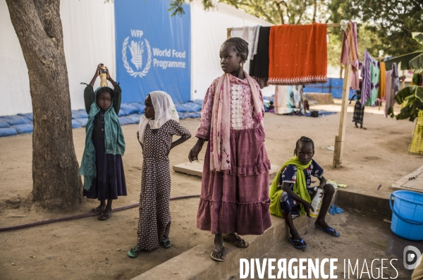 Refugies soudanais a adre, tchad.
