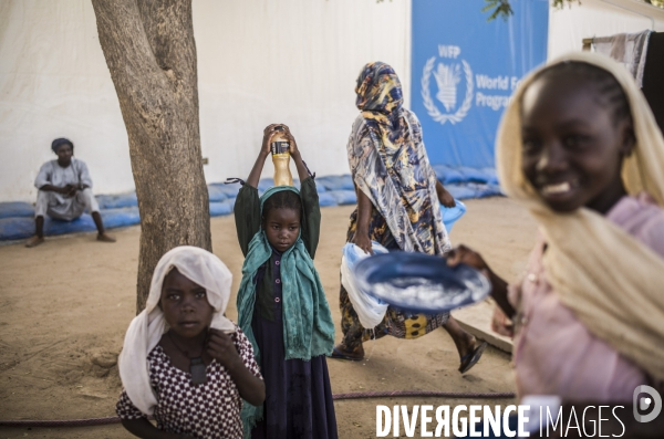 Refugies soudanais a adre, tchad.