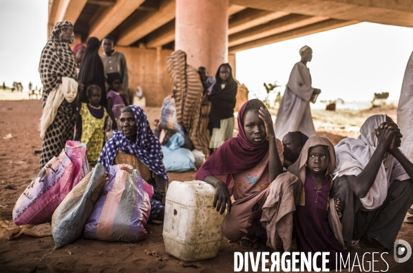 Refugies soudanais a adre, tchad.