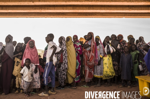 Refugies soudanais a adre, tchad.