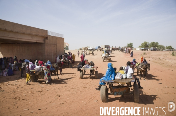 Refugies soudanais a adre, tchad.
