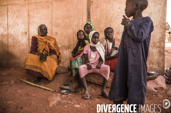 Refugies soudanais a adre, tchad.