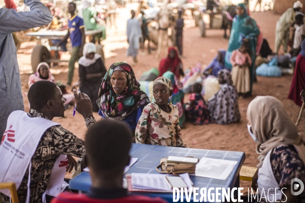 Refugies soudanais a adre, tchad.
