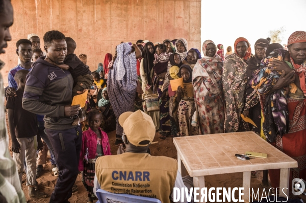 Refugies soudanais a adre, tchad.