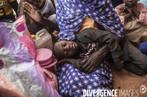 Refugies soudanais a adre, tchad.