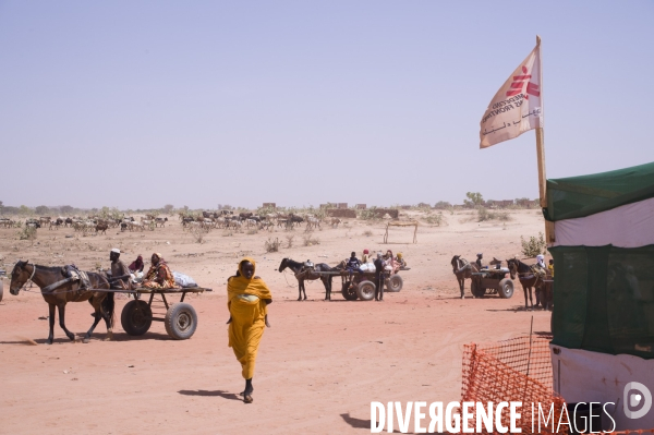 Refugies soudanais a adre, tchad.