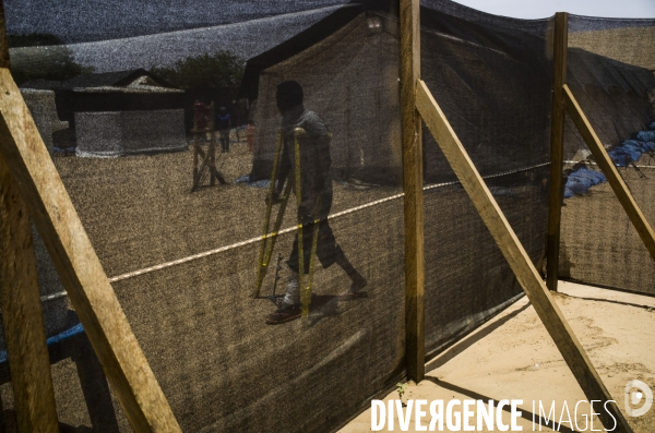 Refugies soudanais a adre, tchad.