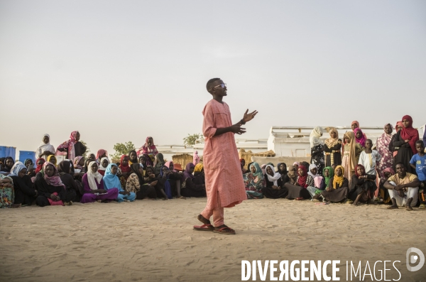 Refugies soudanais a adre, tchad.
