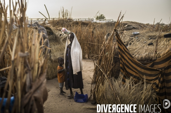 Refugies soudanais a adre, tchad.