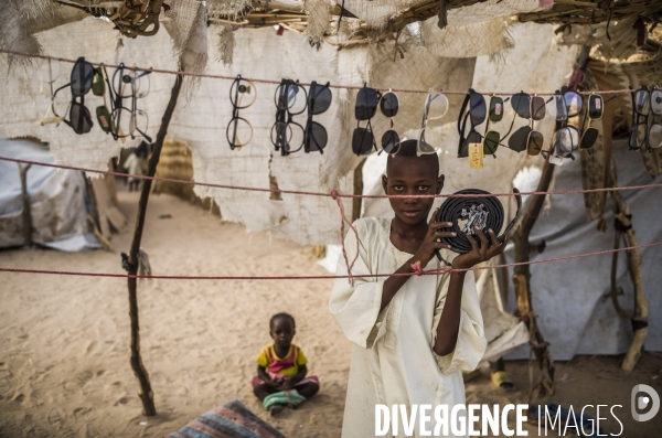 Refugies soudanais a adre, tchad.