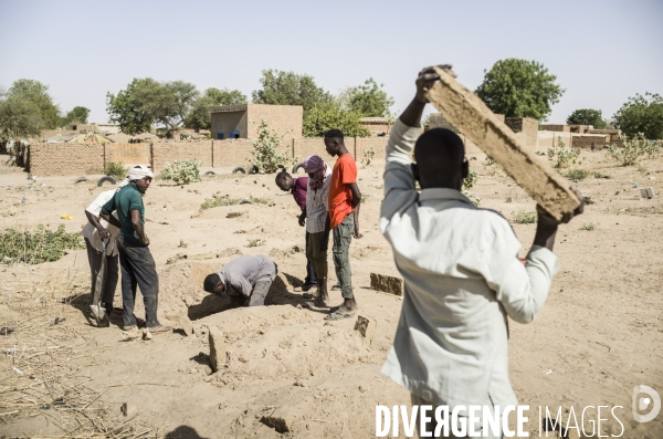 Refugies soudanais a adre, tchad.