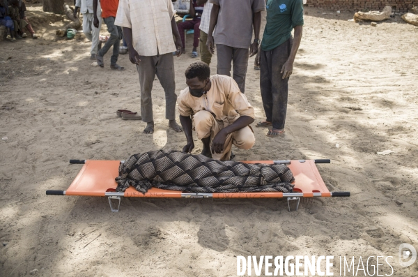 Refugies soudanais a adre, tchad.
