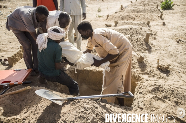 Refugies soudanais a adre, tchad.