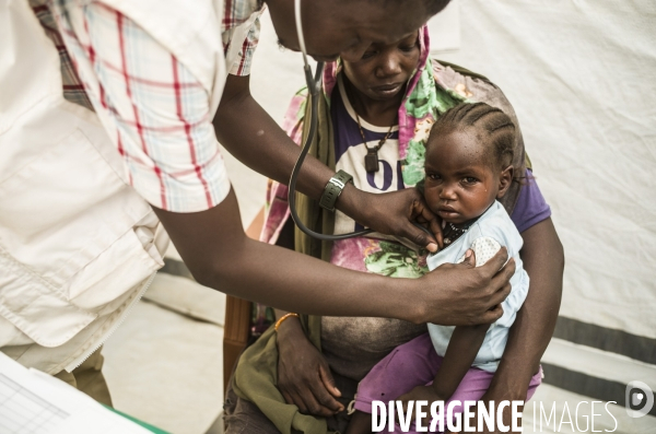 Refugies soudanais a adre, tchad.