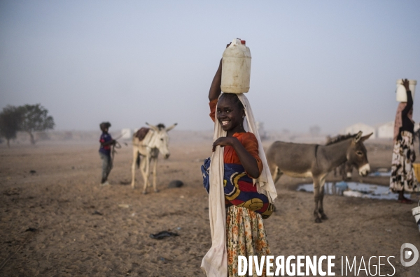 Refugies soudanais a adre, tchad.