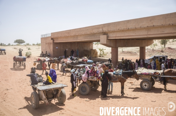 Refugies soudanais a adre, tchad.