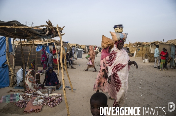 Refugies soudanais a adre, tchad.
