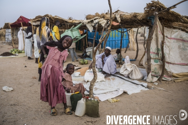 Refugies soudanais a adre, tchad.